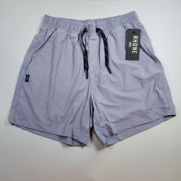 Rhone 5" Pursuit Shorts Men Size Small NWT Unlined Athletic Casual Light Purple